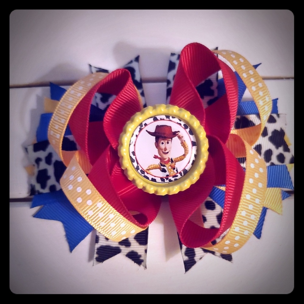 Set of 2 toystory 4.5 inch boutique bows